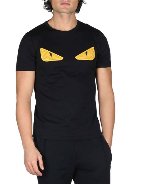 fendi monster shirt ebay|Fendi Monster Eyes Logo T Shirt Size XXL raised stitched letters .